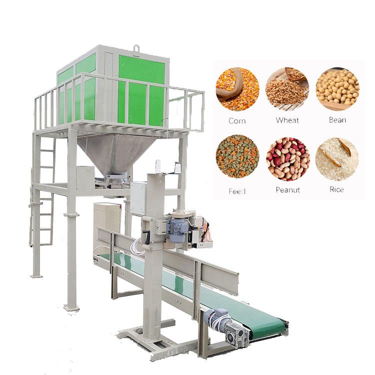 Rice Bean Sesame Seed Double Weighing Packaging Machine